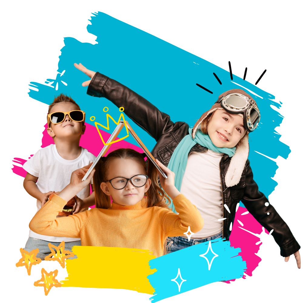 Children playing and exploring with Ellebury toys