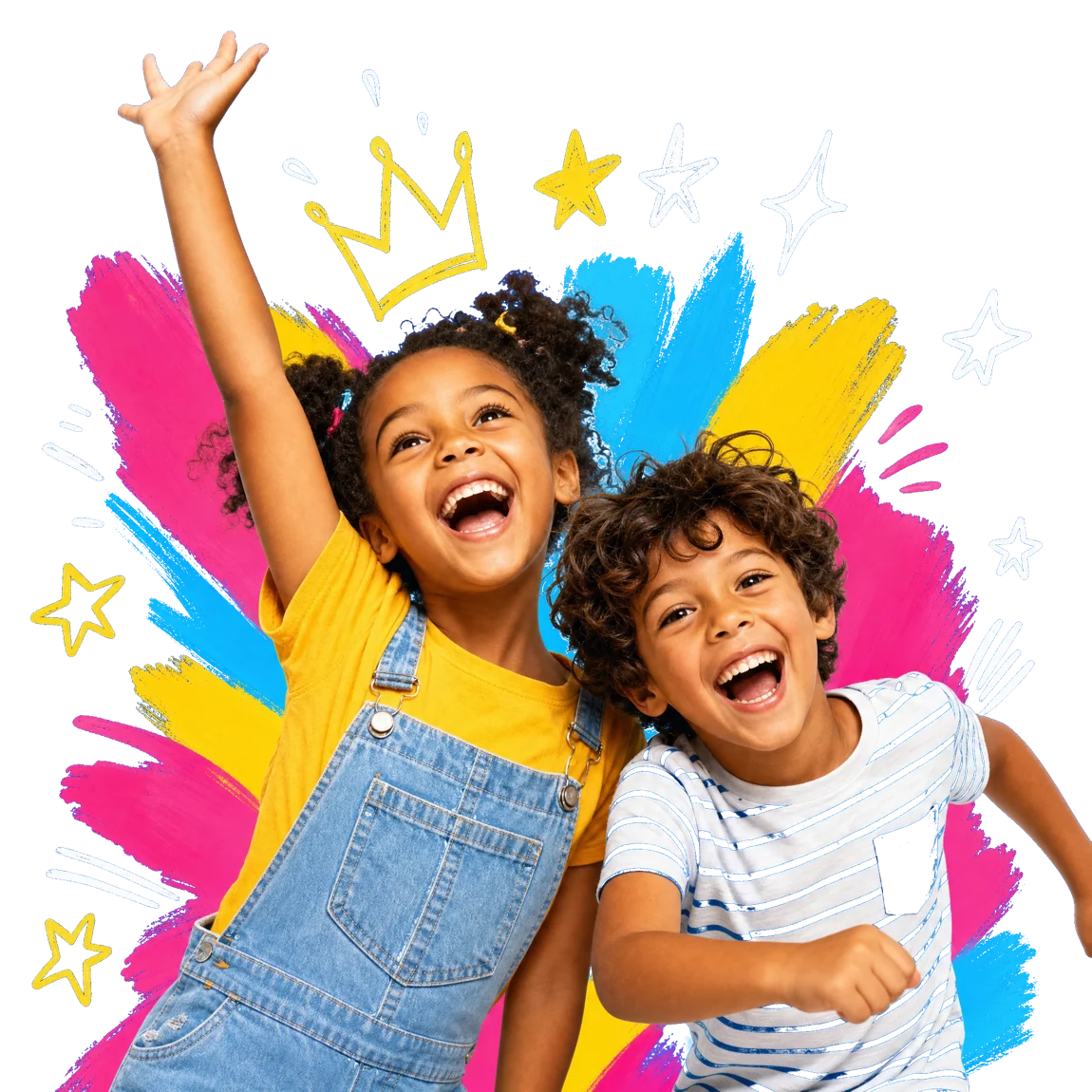 Happy children playing — the joy behind Ellebury